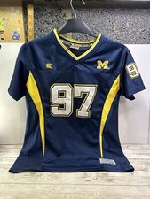 Colosseum Athletics Michigan Wolverines Trikot blau & gelb Größe Medium Kinder
