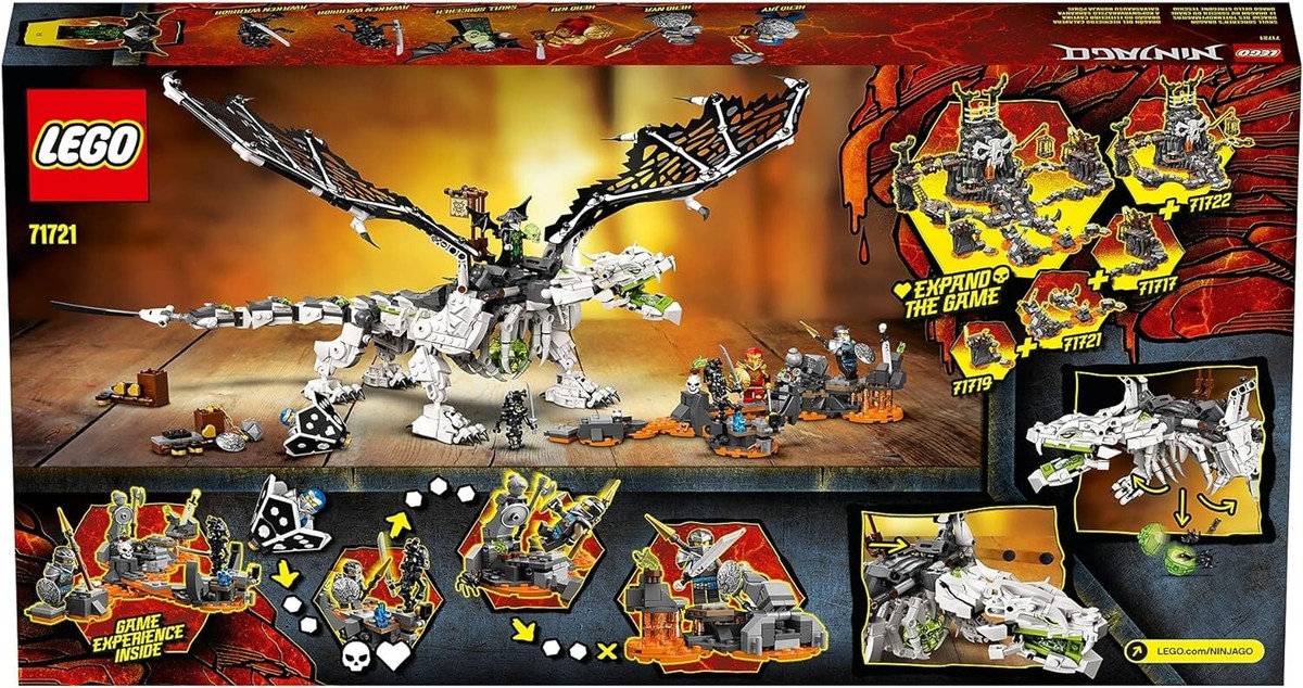 Bargain price LEGO 71721 Ninjago Skull Sorcerer's Dragon Retired