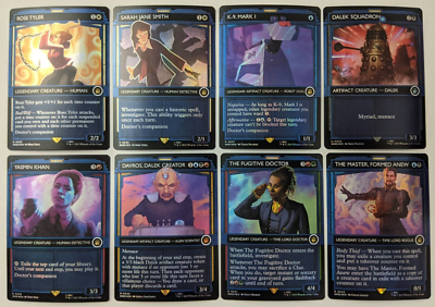 doctor who mtg showcase cards The Fourth Doctor [1146] [TARDIS Showcase] [Universes Beyond: Doctor Who]  [Surge Foil] – Face to Face Games