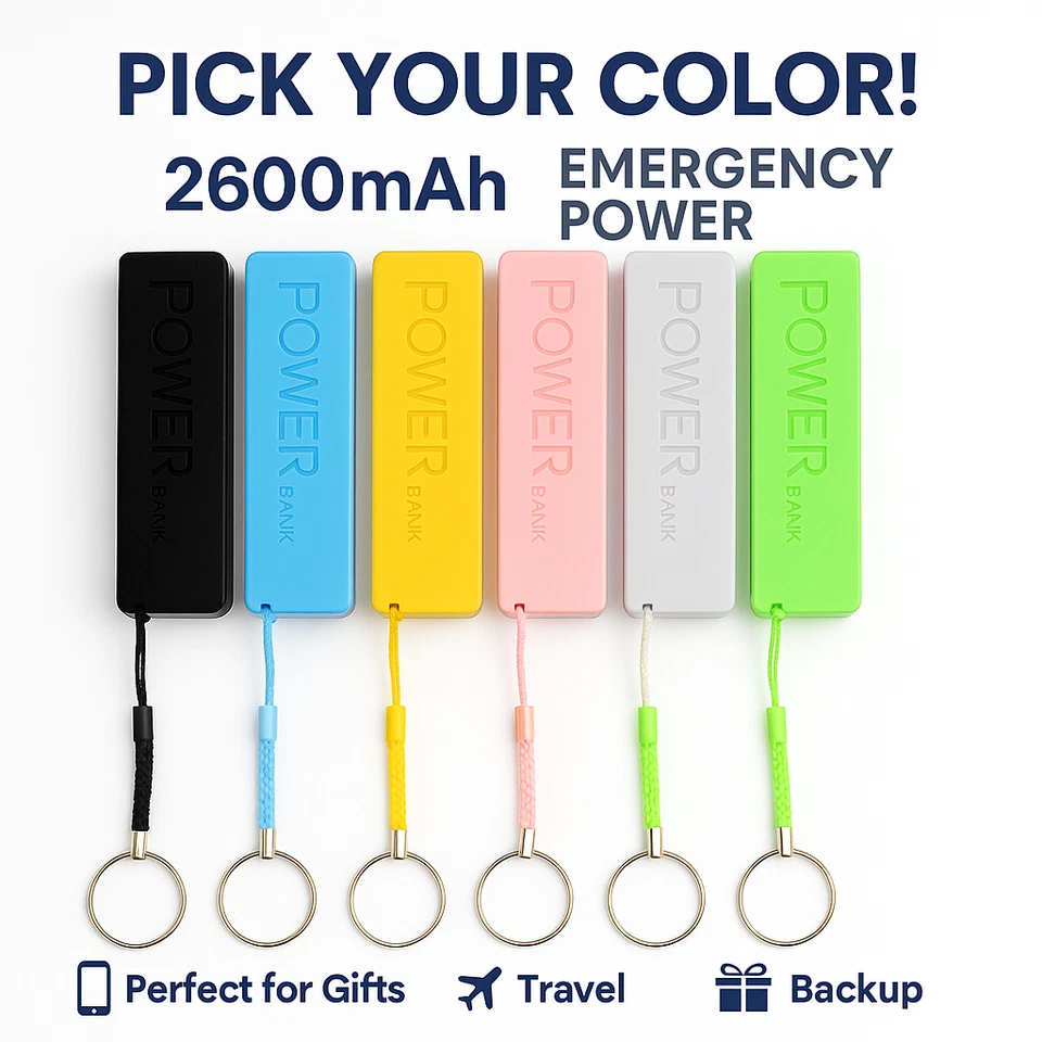 Cargador Bateria Externa Para Telefono Celular Smart Phone Cell Portatil 2600mAH - Image 3 of 4