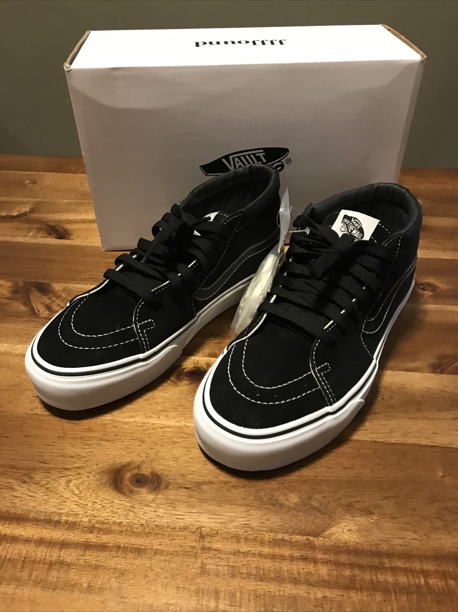 Vans Exclusive JJJJound Sk8-Mid VLT LX Black Size Mens 6.5 Vans Exclusive JJJJound Sk8-Mid VLT LX Black Size Mens 6.5
