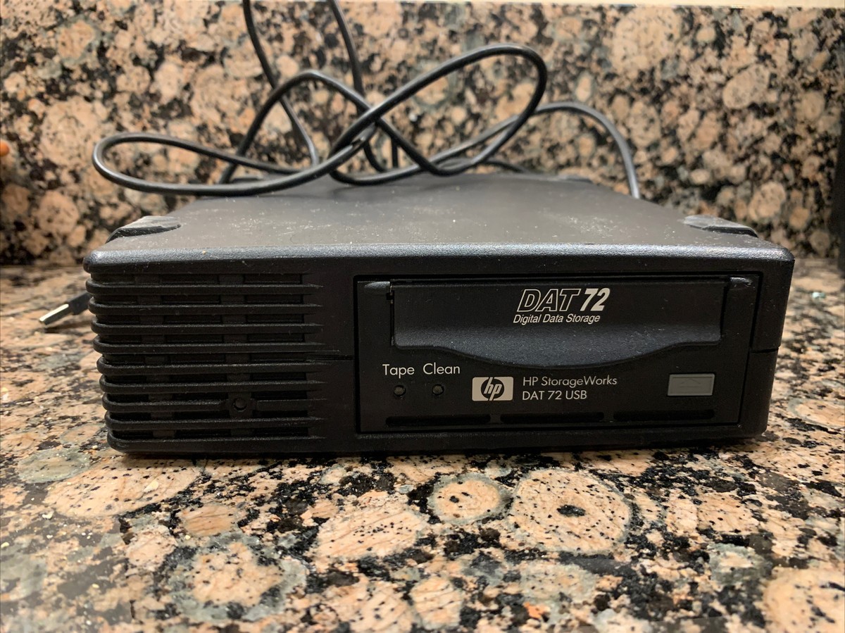 HP StorageWorks DAT 72 USB External Tape Drive - Model
