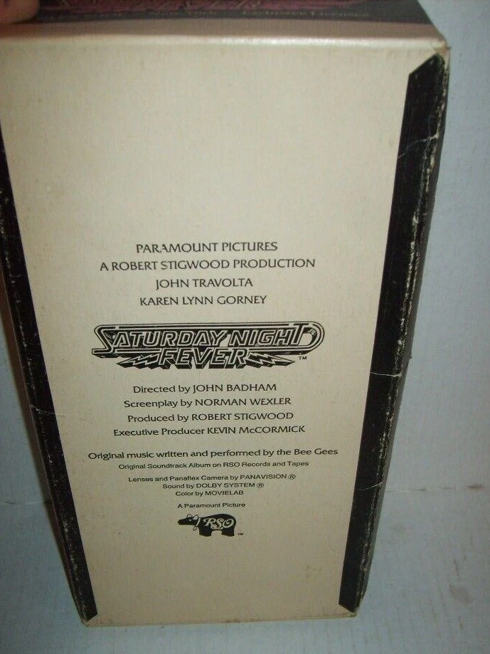 RARO Saturday Night Fever Discoteca Sapatos de Cetim com Tamanho 6 1970 Travolta Caixa de Filme - Imagem 4 de 4