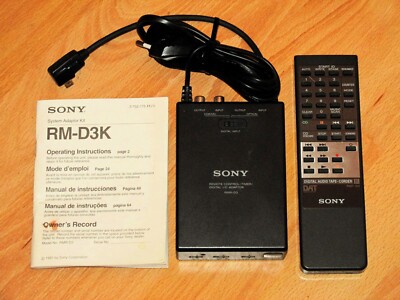 SONY DAT RMR-D3 Remote Control / Timer / Digital I/O Adaptor + FB RMT-D3
