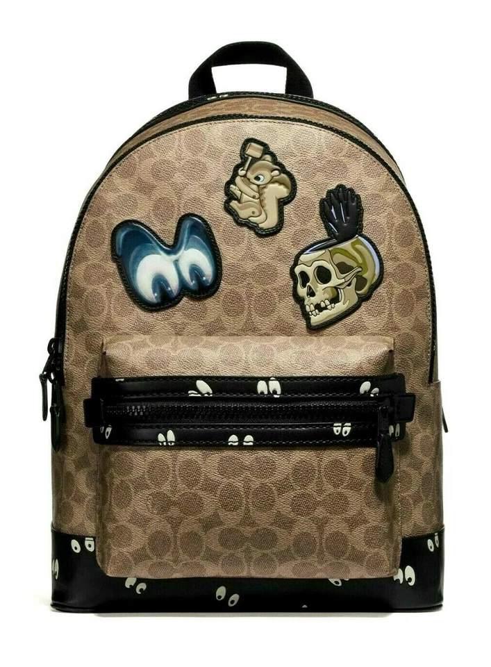 Mochila Disney X COACH Academy PARCHES OSCUROS DE CUENTO DE HADAS Firma OJOS ESPELUZNANTES Foto 3 de 4