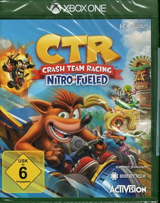 CTR Crash Tag Team Racing Nitro Fueled (Microsoft Xbox One, 2019) XBO
