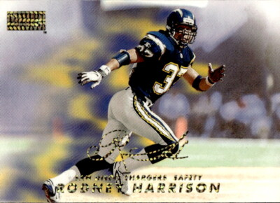 #ad 1998 SkyBox Premium Rodney Harrison Fleet Farm 192 San Diego Chargers $2.99