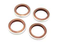 Auspuff Kr&uuml;mmer Dichtung Set 4 St&uuml;ck f&uuml;r Yamaha RD 350 LC YPVS TZR 250 1983-1990