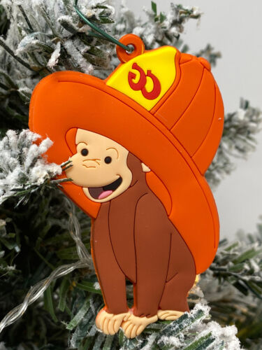 Curious George Weihnachtsschmuck 6-teiliges Set Mann mit der großen gelben Mütze - Bild 4 von 10