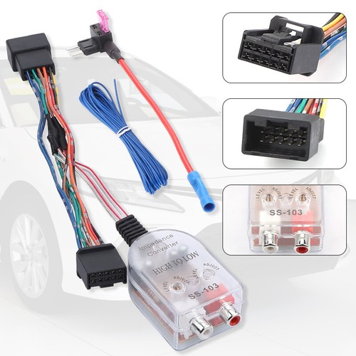 Radio Add AMP Amplifier Interface Adapter Harness For Toyota Camry Sienna Tacoma - Picture 4 of 11