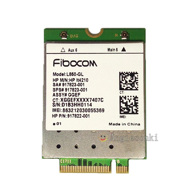 L850-GL LT4210 FDD LTE TDD 4G WWAN Card Module SPS 917823-001 for HP Laptop - Image 4 of 4