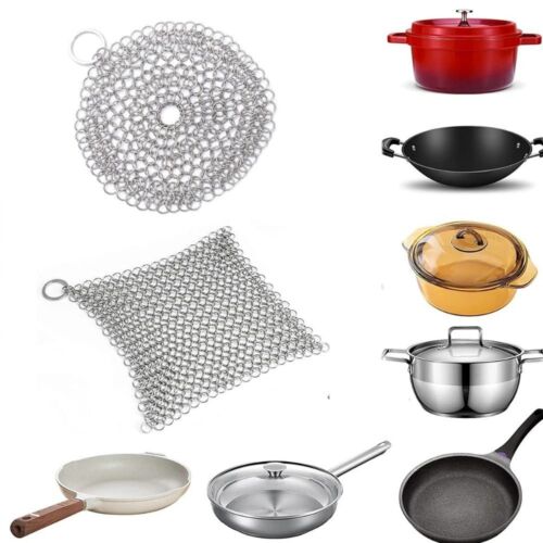 Reusable Kitchen Cleaning Ring Square/Round Cookware Washing Net  For Home - 第 1/13 張圖片