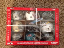 Original 2000 Season Xfl Football Mini Helmet Set WWE Vince McMahon The Rock