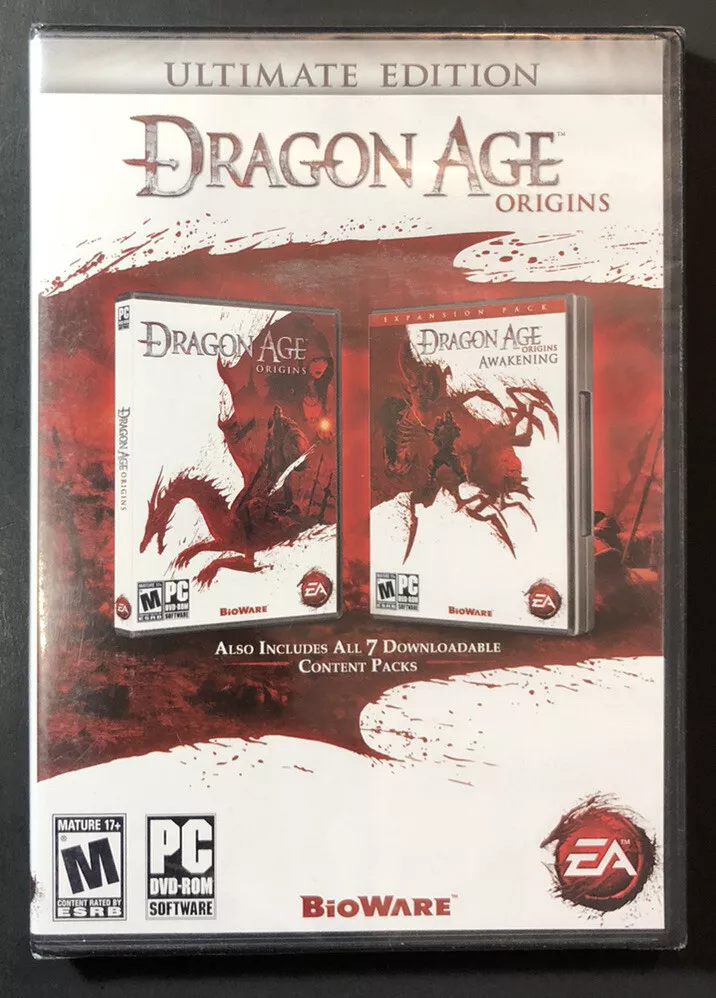 New Dragon Age Origins Ultimate Edition PC DVD-Rom Origins and Awakening +  Packs