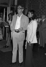 Michael and Shakira Caine at the premiere of 'The Parallax View Old Photo