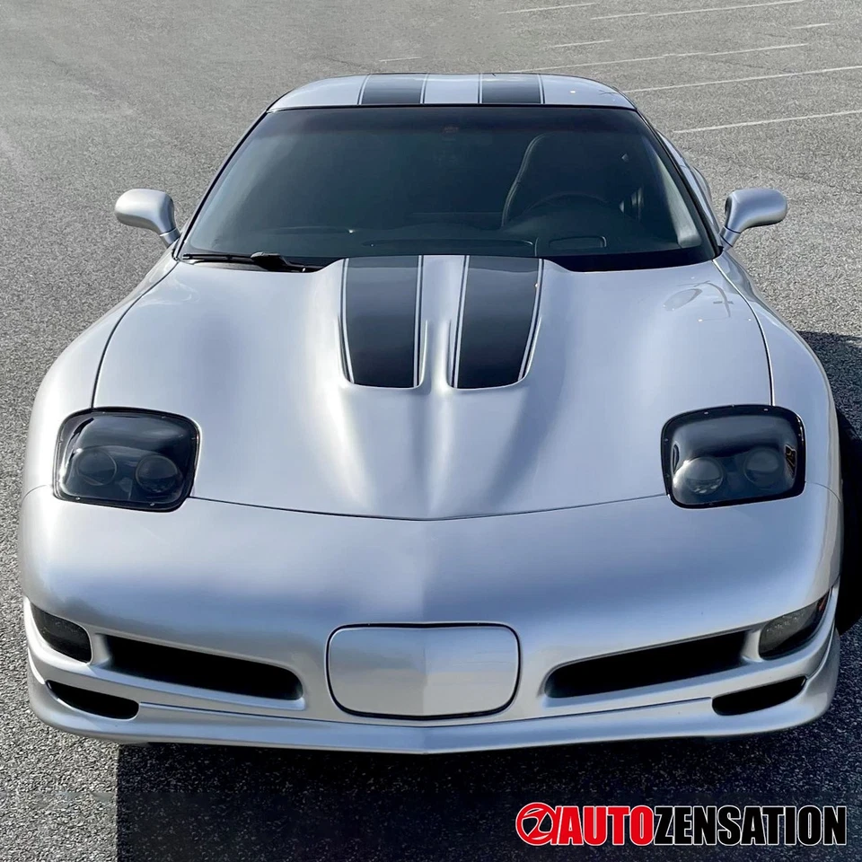 Fit 1997-2004 Chevrolet Corvette C5 Smoke Projector Headlights Lamps Left+Right Foto 2 de 4