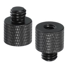 2 Pcs Tripod Screw Adapter 1/4" Female to 3/8" Male Tripod Nut Camera Mount