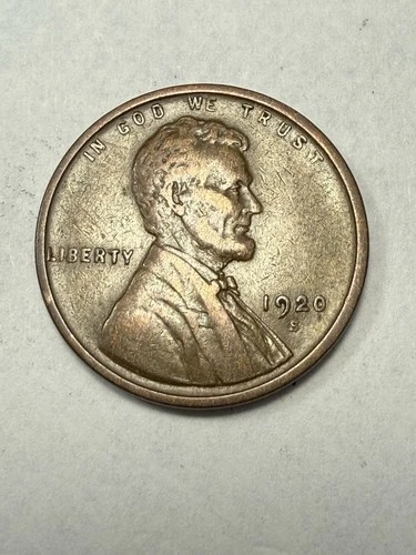 ** 1920-S LINCOLN CENT- VF+  (UPGRADE THAT SPOT IN YOUR SET)  PRICED TO SELL **