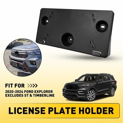 Front License Plate Bracket For 2020-2024 Ford Explorer Excludes ST & Timberline