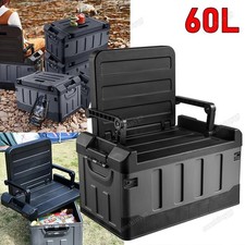 Kofferraum Organizer 60L Auto Aufbewahrung Tasche Box Faltbar Rutschfest Deckel