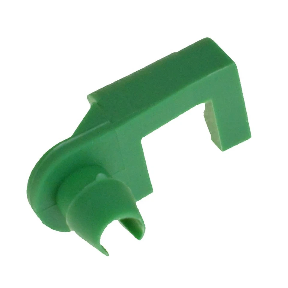 Par interior rojo y verde con clip de varilla de cierre de manija de puerta trasera OEM para Chevy GMC Foto 3 de 4