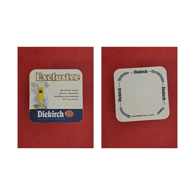 Diekirch Exclusive Brewery Beer Mat Beermat
