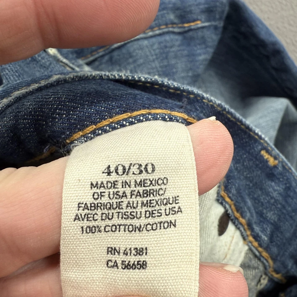 Jeans Denim & Supply Ralph Lauren Para Hombre 40x30 Azul 1967 Bootcut Desteñido Desteñido Foto 3 de 4