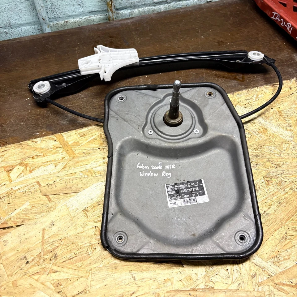 Skoda Fabia Left Passenger Ns Rear Manual Window Regulator 5j4839401b Mk2 07-14 - Image 4 of 4