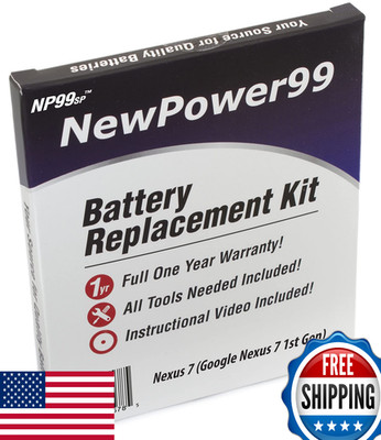 NewPower99 Battery Kit for Asus Google Nexus 7 (1st Gen) with Tools
