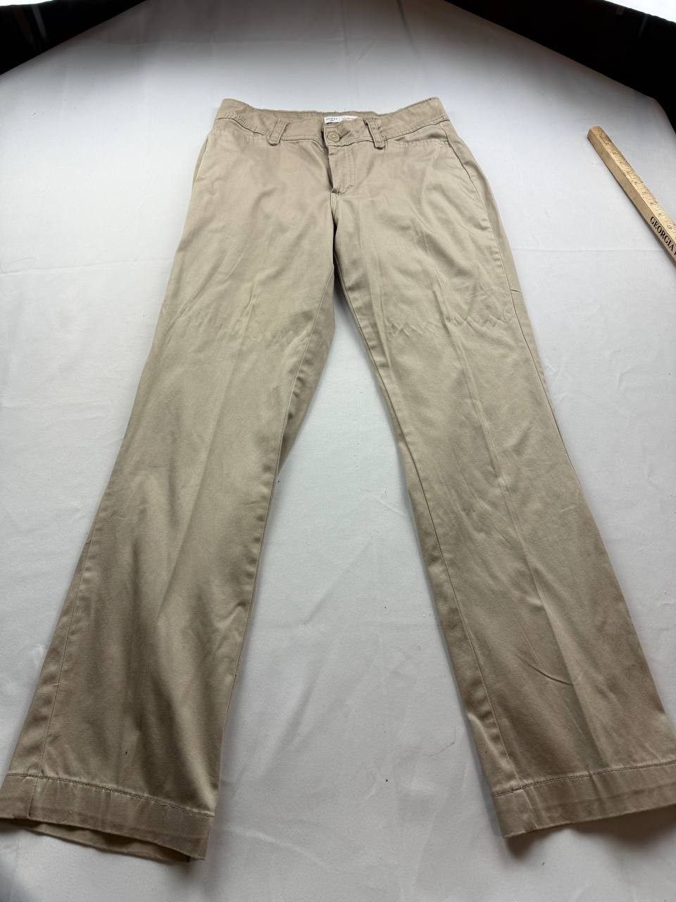 Riders by Lee Curver Pants Womens Size 10M Beige Chino Khaki Trousers Flat Front