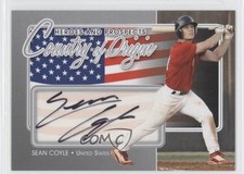 2011 ITG Heroes and Prospects Country of Origin Silver /40 Sean Coyle Auto 1c7