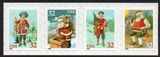 3014-3017 32c Santa & Children coil strip 3017a MNH