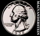 1958 Washington Quarter- Silver Choice Gem Proof Luster No Reserve #i5667