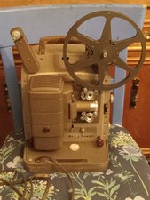 Bell  Howell Model 253AX Vintage 8mm Projector, Motor Works, Needs Bulb