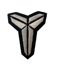 KOBE BRYANT - MAMBA - NBA - Black/White - BASKETBALL - Embroidered Iron On Patch
