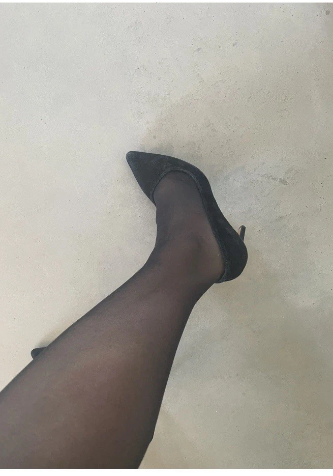 Nylonstrumpfhose S Schwarz Gr. S - Bild 2 von 2