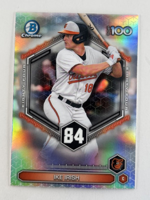 Ike IRISH 2026 Topps Bowman Scouts Top 100 BTP-84 Baseball NM