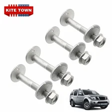 4x Front Arm Alignment Cam Bolts Camber for Nissan Armada Pathfinder Frontier