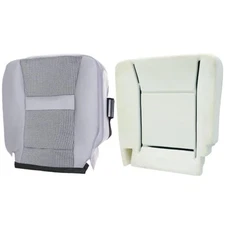 Driver Side Bottom Cloth Seat Cover and Bottom Foam Cushion Compatible with 