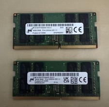 Micron 32GB Kit 2x16GB DDR4 3200MHz Laptop RAM SODIMM Memory Kit