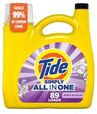 Tide Simply ? All-In-One Liquid Laundry Detergent, 89 Loads, 117 fl oz 0.14 per gallon