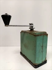 MACINA CAFFE MANUALE IN LATTA VINTAGE ANNI 60 FUNZIONA BUONE CONDIZIONI