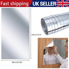 2M Non Glass Mirror Flexible Mirror Sheets Self-Adhesive Plastic Mirror Tiles A