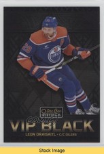 2024-25 O-Pee-Chee Platinum VIP Black Achievement Leon Draisaitl #VIP-19 READ