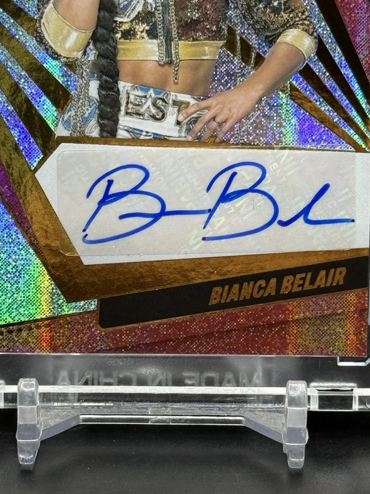 Bianca Belair Auto 2022 Panini Revolution WWE Autograph AG-BBL - Image 4 of 4