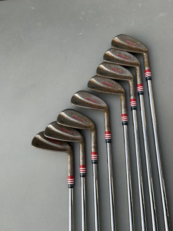 Juego de plancha Mizuno MP-69 acabado crudo 3-PW - Nippon Modus3 Tour 120 rígido Foto 2 de 4