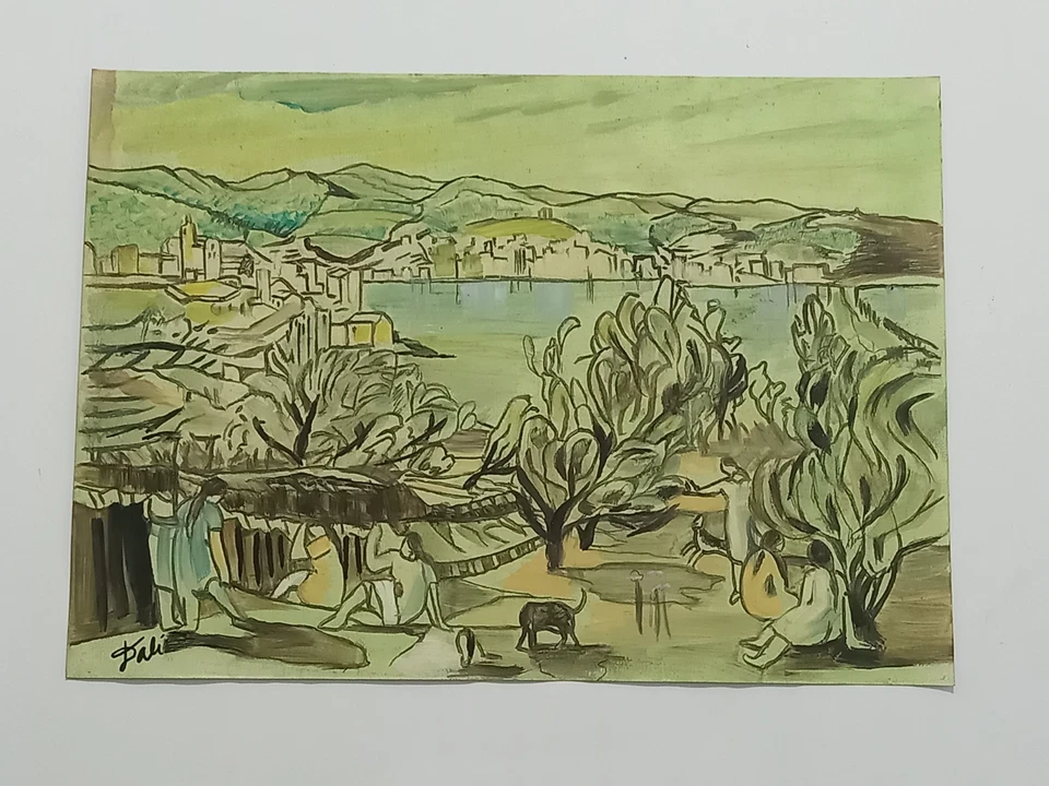 Salvador Dalí Drawing on paper (Handmade) signed and stamped mixed media. - Image 4 of 4