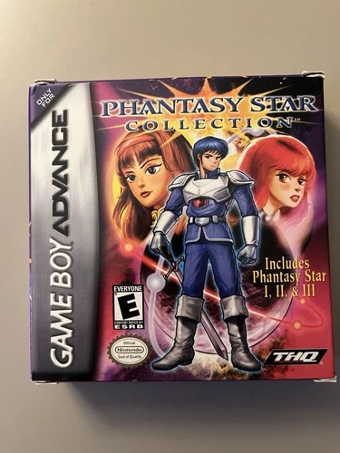 Phantasy Star Collection Nintendo Game Boy Advance Complete CIB with Poster