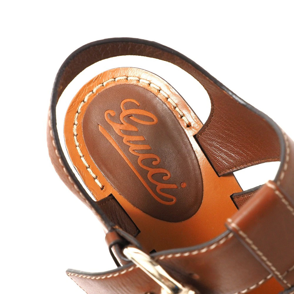 GUCCI Bamboo Sandals Size 36.5 Strap Sandals Made in Italy Brand 20250630/RA5280 thumbnail 6