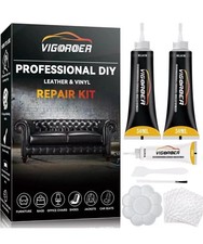 Black Leather Repair Kit for Furniture, Leather Seat Repair Kit for Cars, Easily